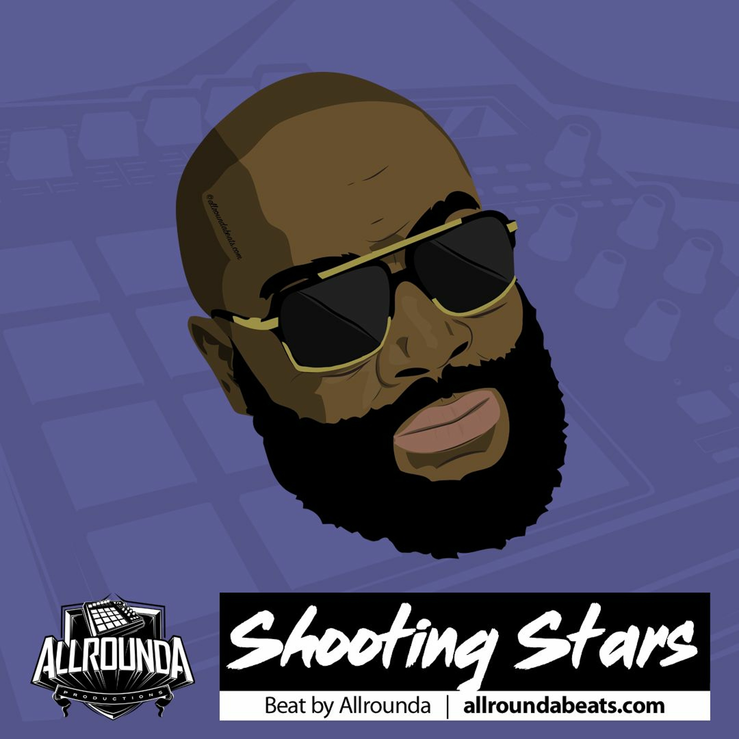 "Shooting Stars" ~ Rick Ross Type Beat | Laid Back Rap Instrumental (by Allrounda) episode artwork