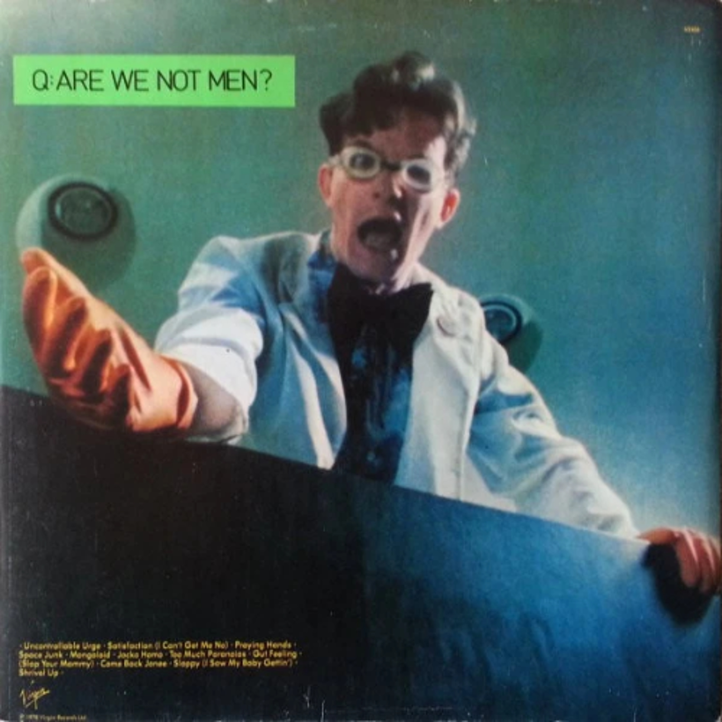 DEVO "Q. Are We Not Men? A. We are Devo"  is the featured album episode artwork