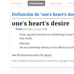 One's Heart's Desire