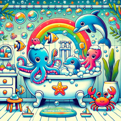 Bubble Bath Song with Sea Animals! Nursery Rhymes & Kids Songs