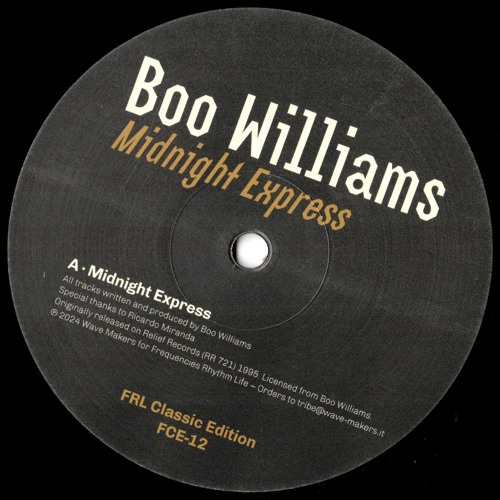 FCE-12 / Boo Williams - Midnight Express