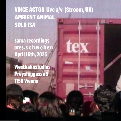 sama recordings pres. s c h w e b e n_16.04.2025_Westbahnstudios_Vienna