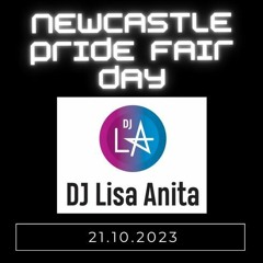 DJ Lisa Anita Newcastle Pride Fair Day 21.10.2023