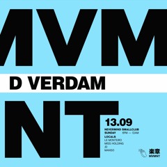 D Verdam @ MVMNT Closing Set 13.09.20