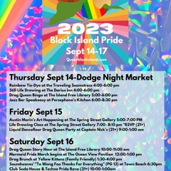 Block Island Pride Saturday Night 9/16/2023
