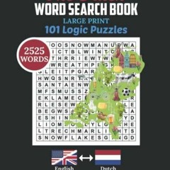 PDF (read online) The Dutch Word Search Book: 2525 Words Puzzle with Large Print. Dutch Bo