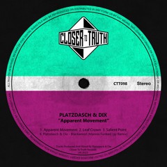 Platzdasch & Dix - Apparent Movement [Closer To Truth Records]