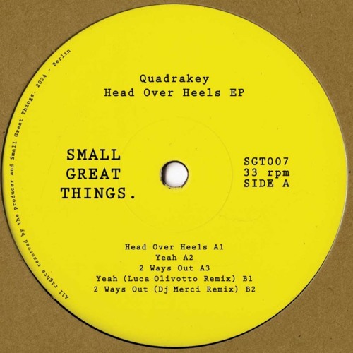 PREMIERE: Quadrakey - Yeah [Small Great Things]