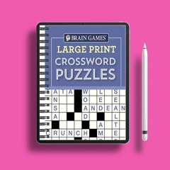 Brain Games - Large Print Crossword Puzzles (Purple). Courtesy Copy [PDF]