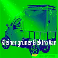 Kleiner grüner Elektro Van