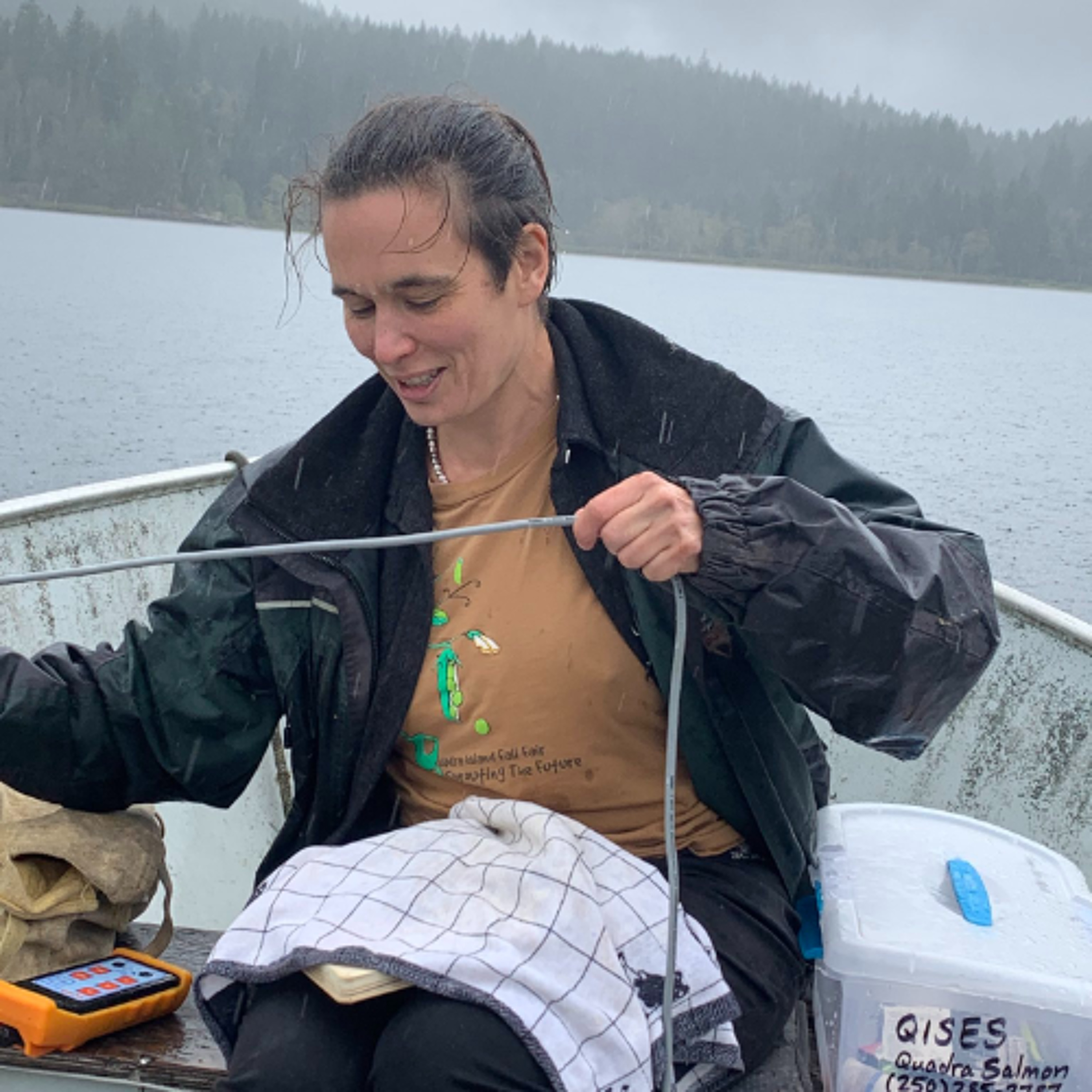 Update from the Quadra Island Salmon Enhancement Society episode artwork