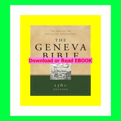 Read ebook [PDF] The Geneva Bible 1560 Edition