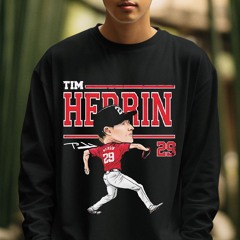 Tim Herrin Cleveland Guardians Baseball Signature Cartoon Shirt