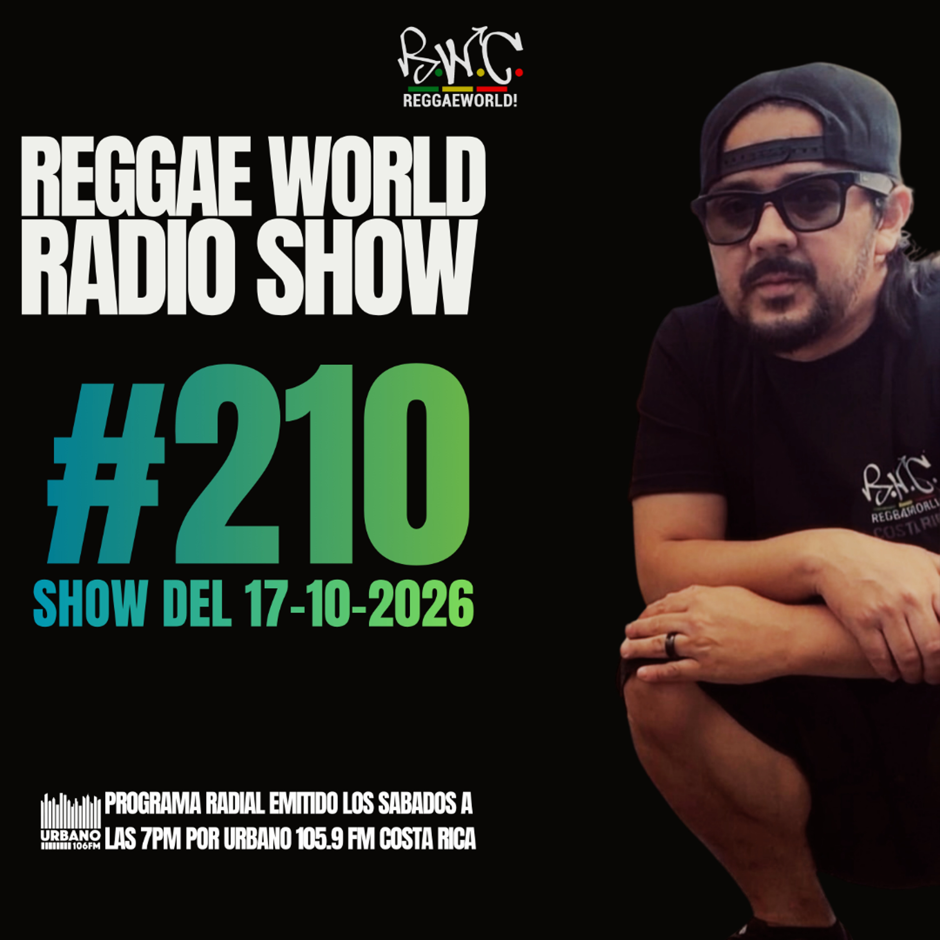 ReggaeWorld Radio Show #210 (90´s Bashment Party #2) By Pop (17-10-26) @ Urbano 105.9 FM