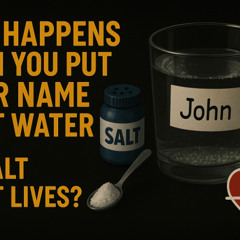 What happens when you put your name in Salt water?