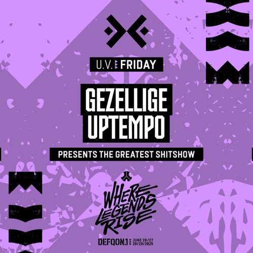 Gezellige Uptempo presents The Greatest Shitshow | U.V. | Friday | Defqon.1 2025