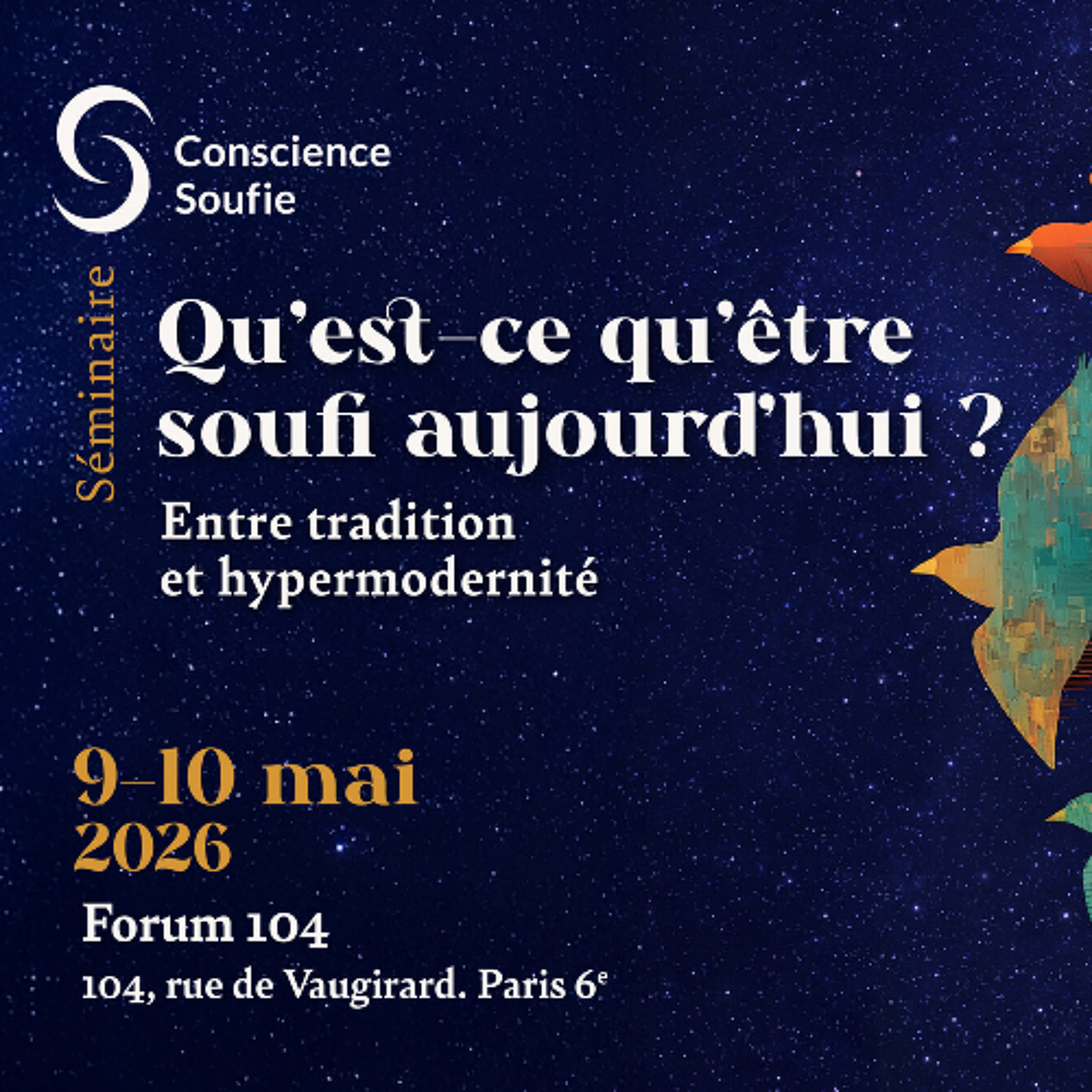 Conscience Soufie fête ses dix ans !, avec Éric Geoffroy