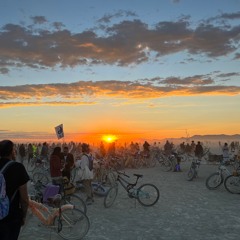 Funky Town Sunset - Wednesday August 31 - Burning Man 2022