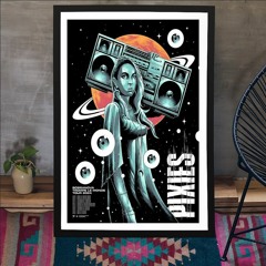 Poster Pixies Bossanova Trompe Le Monde Tour March 2024