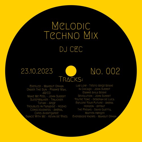 Melodic Techno Mix -DJ CEC