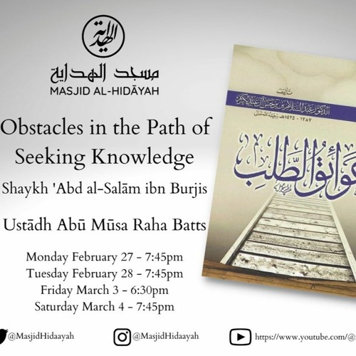 Obstacles in the Path of Seeking Knowledge