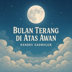 Bulan Terang di Atas Awan