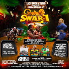 SWARI BLACK & GOLD EDITION AUGUST 2ND BERBICE BY BOBBY KUSH & DJ ESSEIN
