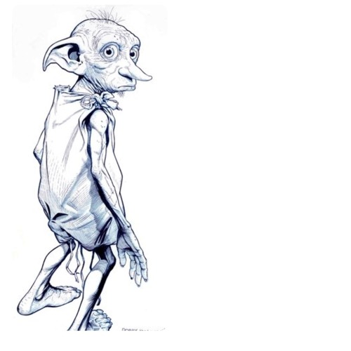 Добби в полный рост рисунок