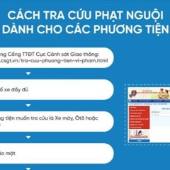 Hướng dẫn tra cứu phạt nguội ô tô tại website Cục Đăng kiểm
