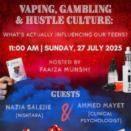Stream Panel Discussion: Vaping,Gambling & Hustle Culture by Radio Islam  International