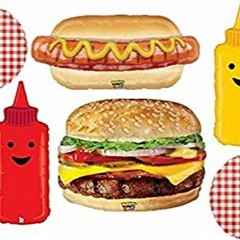hotdog hamburger mustár ketchup