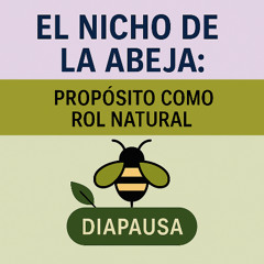 🐝 El Nicho de la Abeja: Propósito como Rol Natural