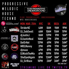Progressive House Mix | Stream #35 | NYC HouseHeads & Club Progressive Underground Raid