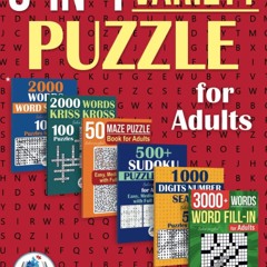 Kindle 6-in-1 Variety Puzzle Collection for Adults: Word Search, Word