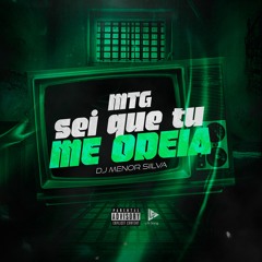 SEI QUE TU ME ODEIA - MTG REMIX - DJ MENOR SIILVA - 2025