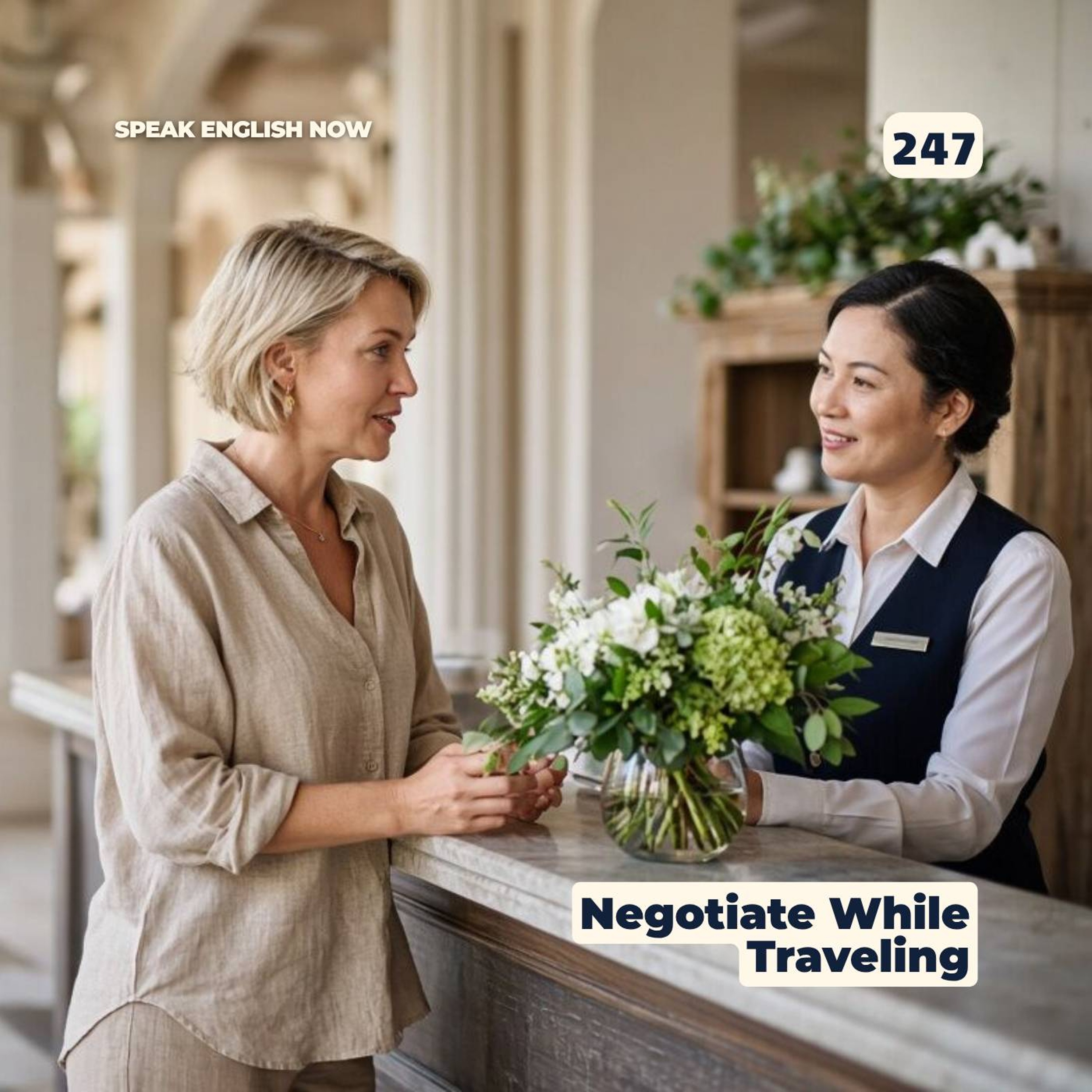 #247 How to Negotiate in English When Traveling? episode artwork