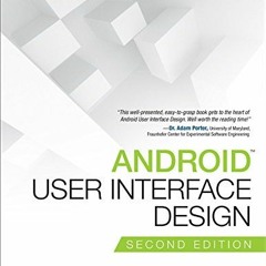 [Get] EPUB KINDLE PDF EBOOK Android User Interface Design: Implementing Material Desi