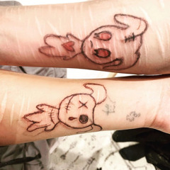 sadness twins 😢 + @фэйк0блик (yunglucky)