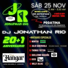 Aniversario 21 Jonathan Rio sala the hangar 25•11•2023