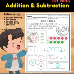 ✔ EPUB  ✔ MATH Word Problems for Kids : Addition and Subtraction - Mat