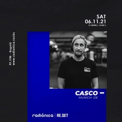 Casco - Franja Electrónica Radiónica x RE.SET | 06.11.21