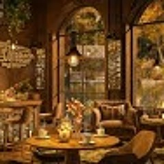 Autumn Rainy Day in Cozy Coffee Shop 4K ☕ with Piano Jazz Music for Relaxing, Studying and Working