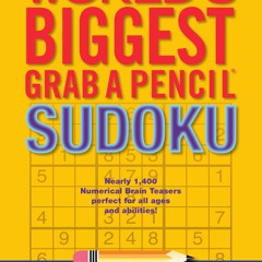 [PDF⚡READ❤ONLINE] World's Biggest Grab A Pencil Sudoku