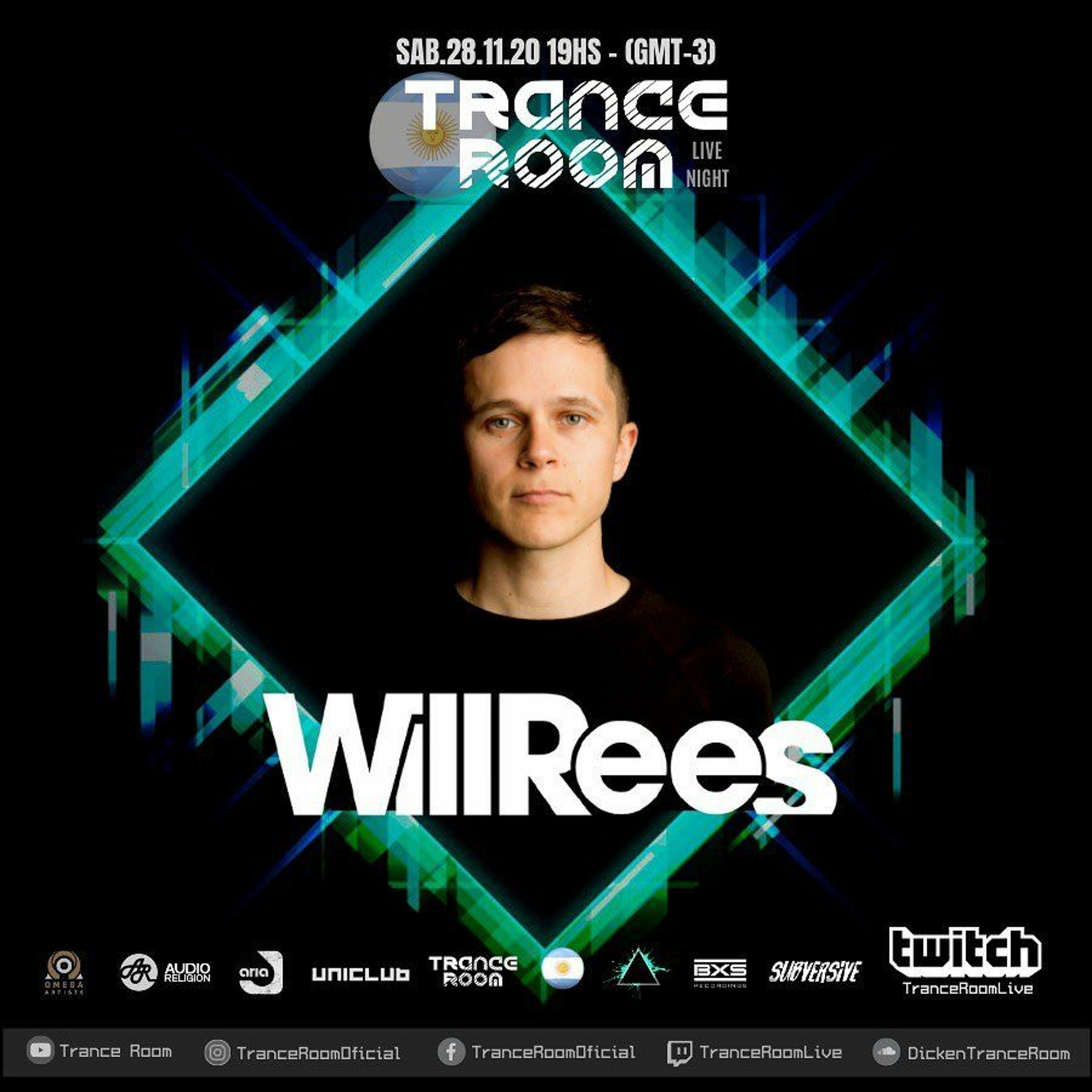 Will Rees LIVE @ Trance Room Live Night 28/11 (special edition) - Argentina episode artwork