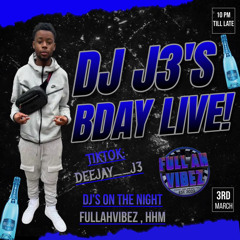 DEEJAYY.MACHOI PRESENTS: J3’s BDAY LIVE🩸.  (LIVE AUDIO MIX) | HOSTED BY DJ YKAY AND DEEJAY TY🎉📈.