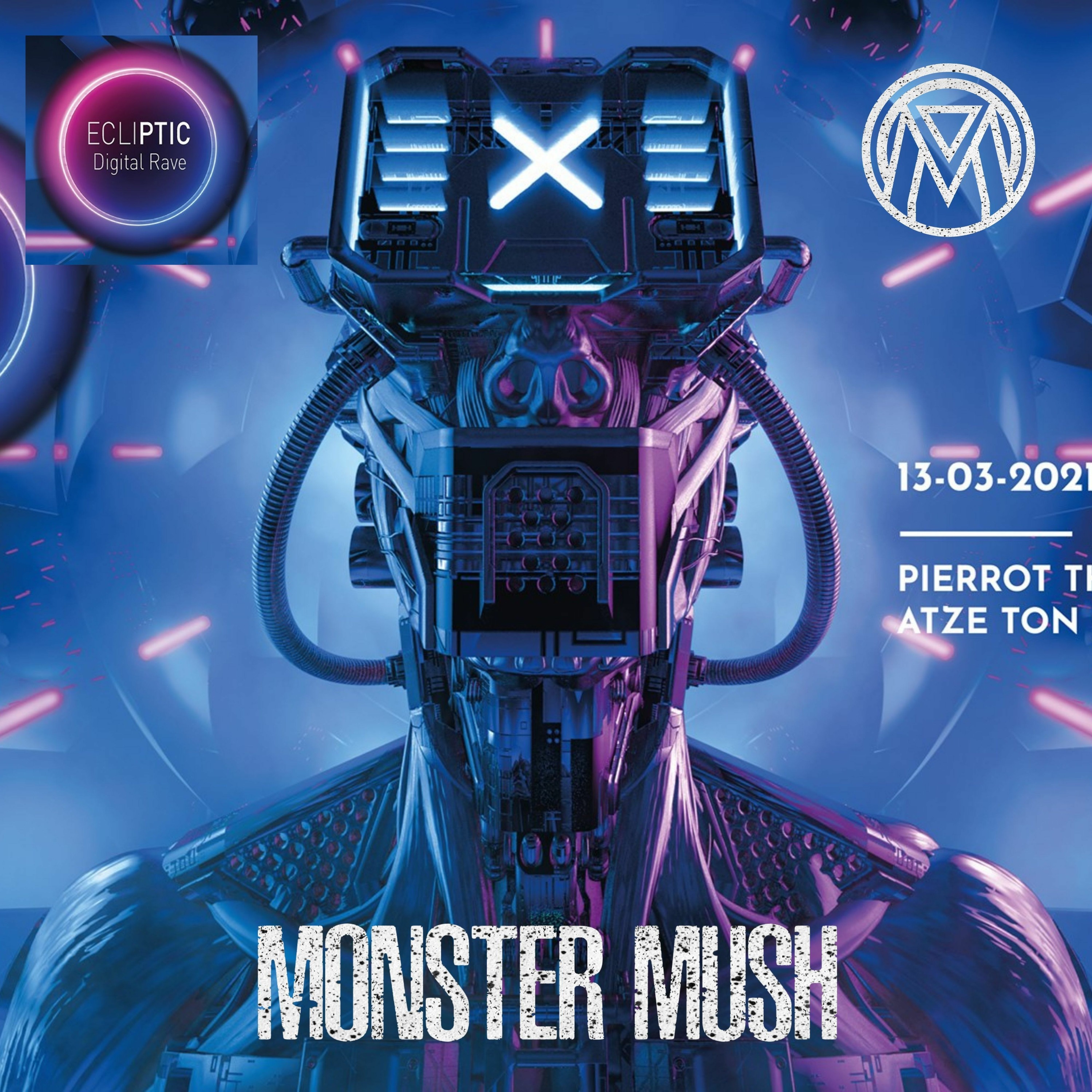 Monster Mush @ Ecliptic club - Hard Techno PODCAST #30 (Digital Rave) made by Altspace VR episode artwork