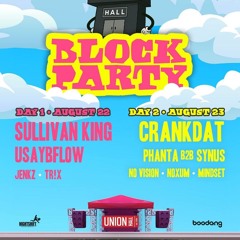 Union Hall Block Party Support Set For Sullivan King & Usaybflow