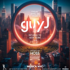 Hoss Warmup For Guy J @ MUSICA NYC 04.26.2024