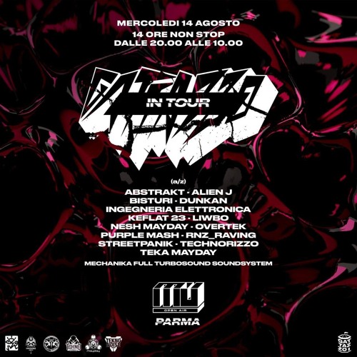 ABSTRAKT, Live Set Gattazzo IN TOUR: PARMA, Live Mu Club, 14/08/2024