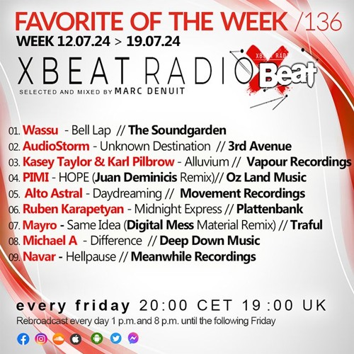 Marc Denuit // Favorite of The Week 19.07.24-26.07.24 On  Xbeat.